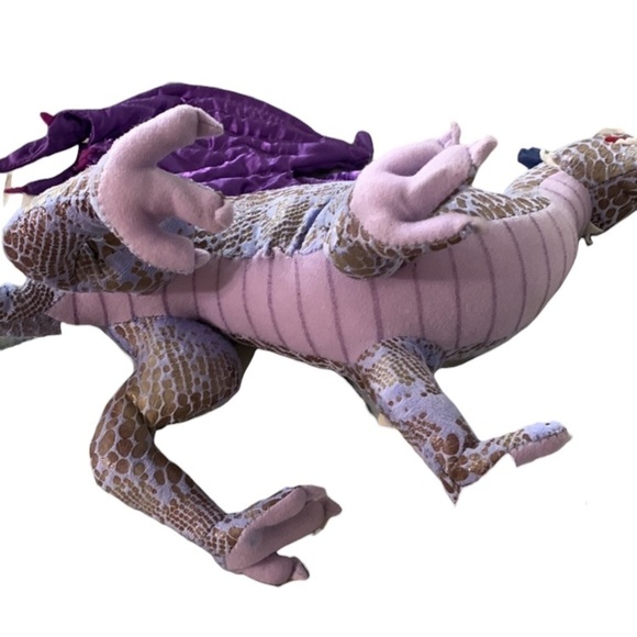 Purple dragon bendable, pretend play - Picture 6 of 6